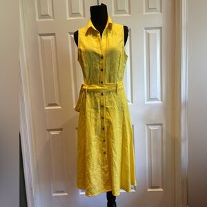 Yellow Midi Dress